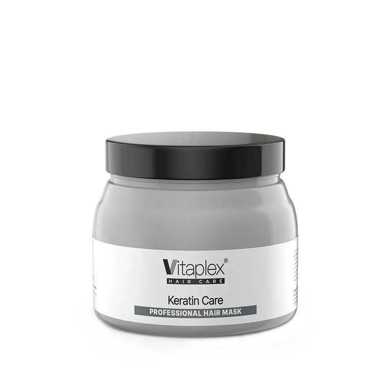 ماسک مو ویتاپلکس مدل Keratin Care مناسب موهای کراتین شده حجم 500 میلی لیتر