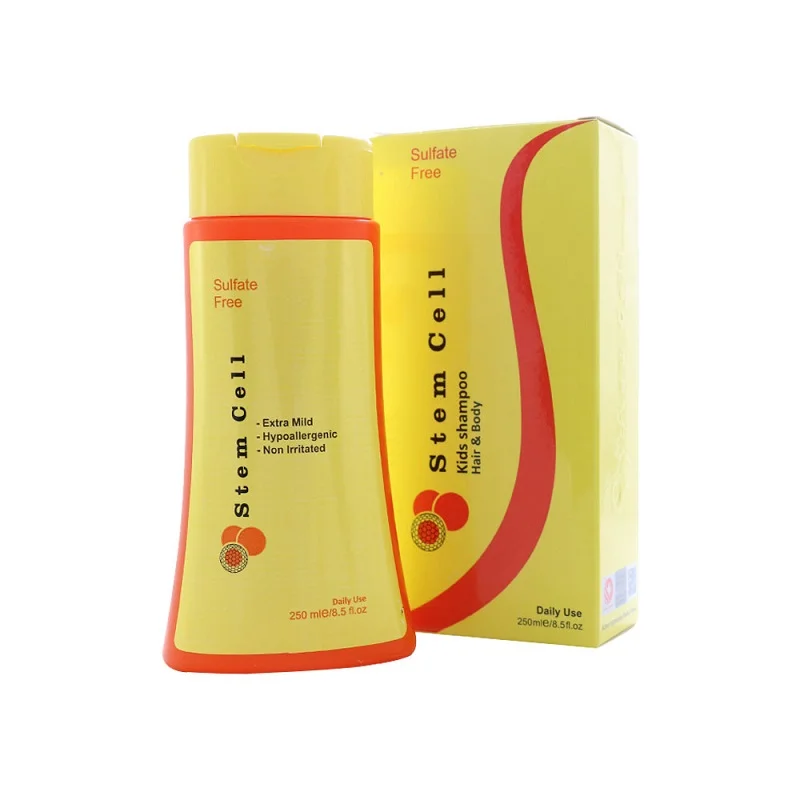 شامپو فاقد سولفات استم سل مخصوص سر و بدن کودک حجم 200ML